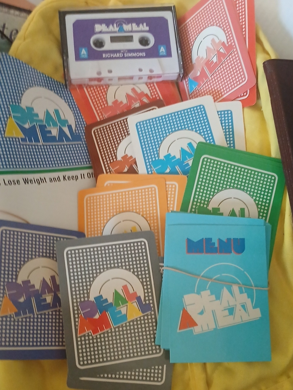 Menu Cards and Cookbook Set — Multicolor